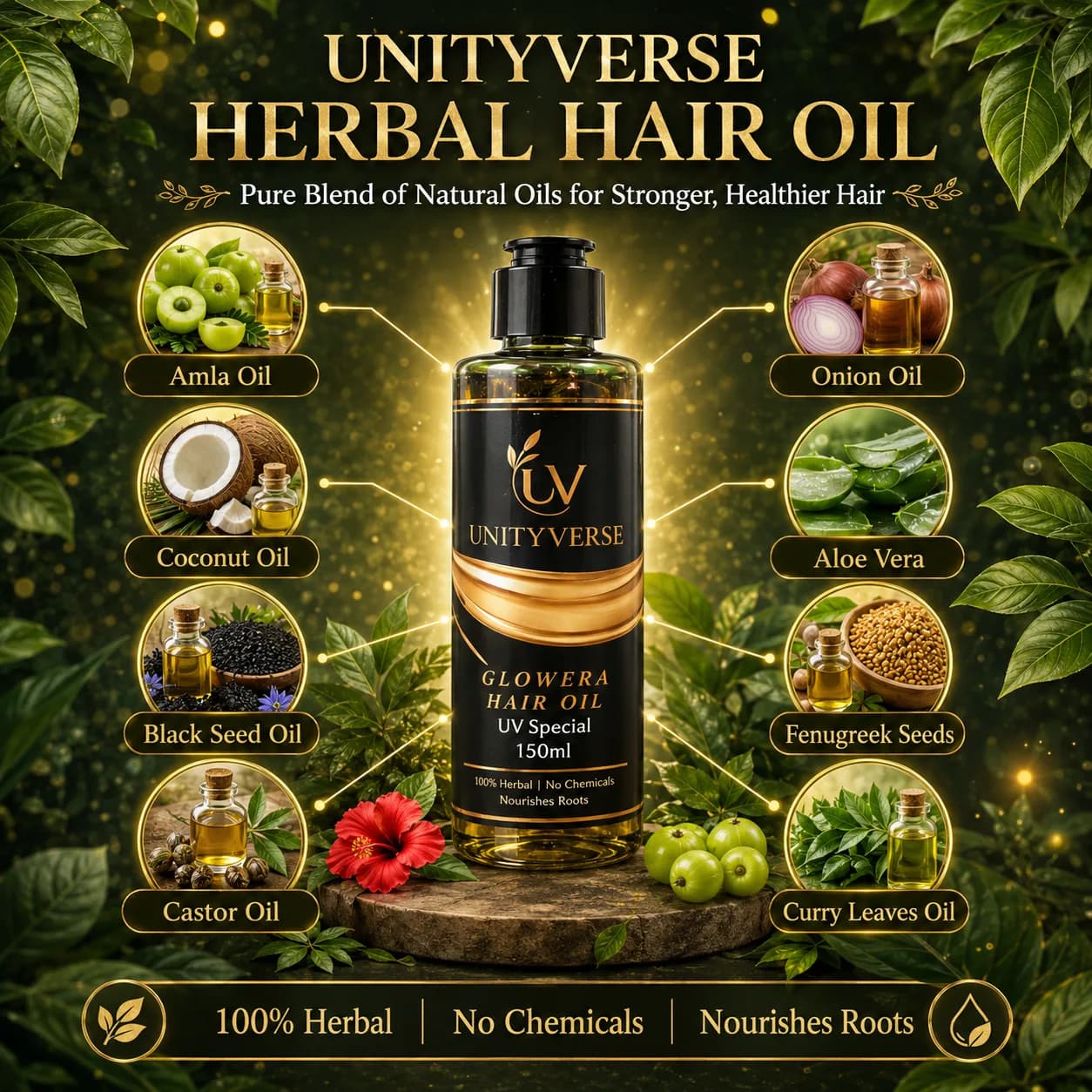 UV Herbal Hair Oil